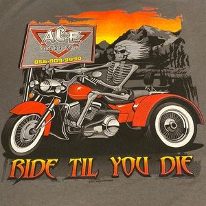 Motorcycle tee XL Graphic